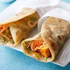 crispy paneer wrap